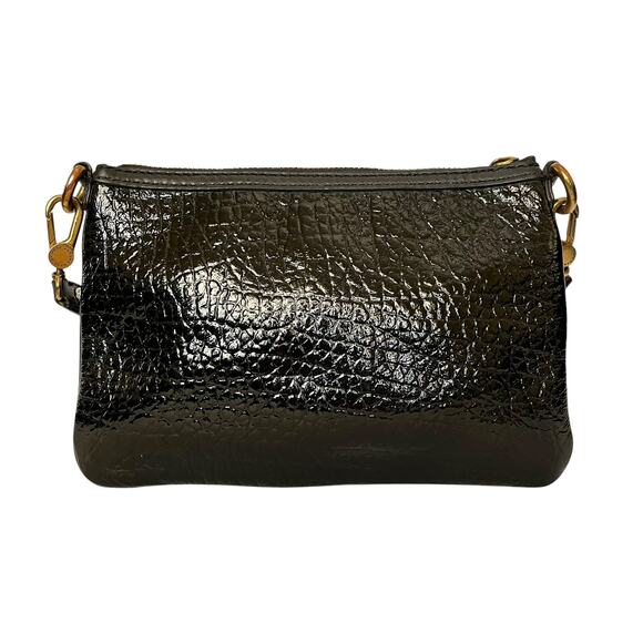 Marc by Marc Jacobs Totally Turnlock Percy Black Patent Leather Crossbody Bag - Picture 3 of 8